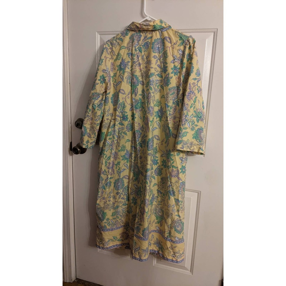 The Top Shop Maxi Nightgown Size Large, Pearlsnap Button